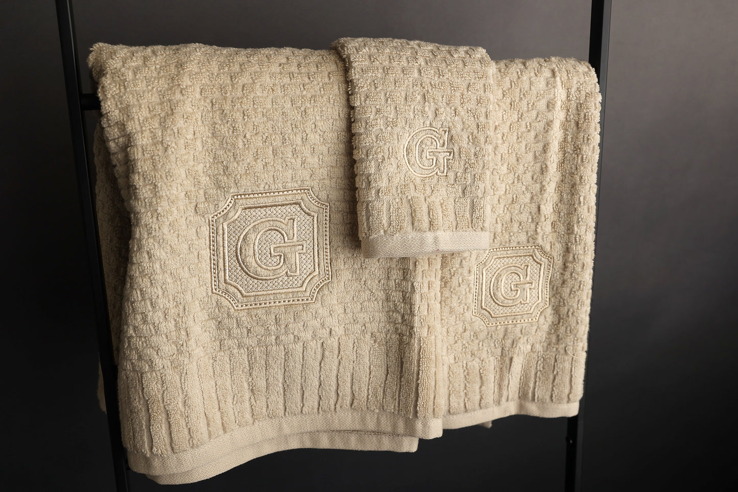 Personalized Luxury Monogram Towel Set