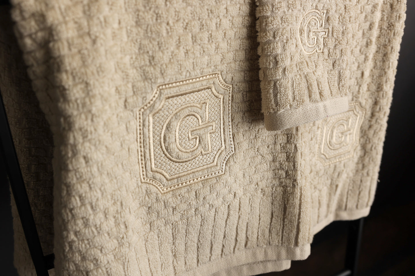 Personalized Luxury Monogram Towel Set